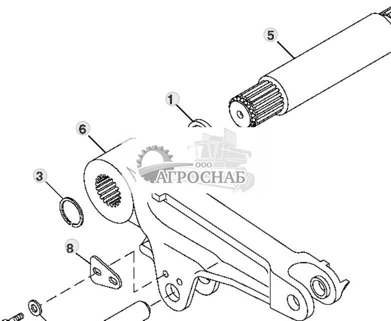 ОСЬ БАЛАНСИРАПОДЪЕМНЫЕ РЫЧАГИ - ST104505 626.jpg
